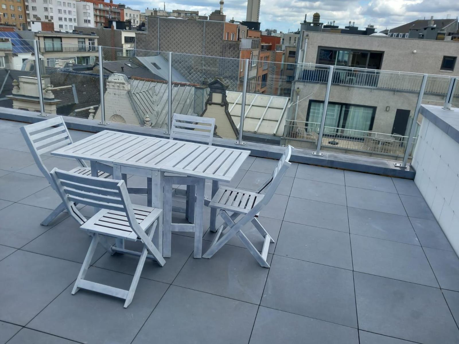 Gezellig Centraal Gelegen Penthouse Oostende 아파트 외부 사진