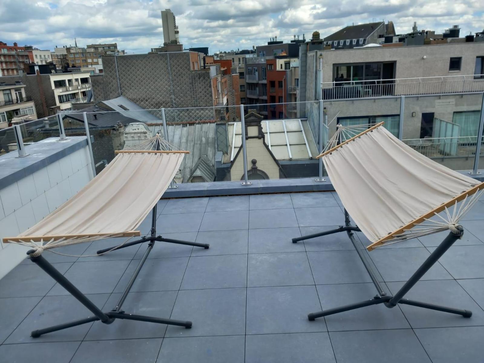 Gezellig Centraal Gelegen Penthouse Oostende 아파트 외부 사진